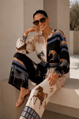 Bomber donna due pezzi viscosa