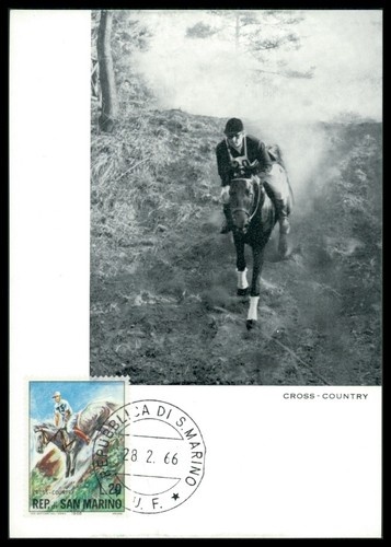 San marino 1966 - marino, equitazione