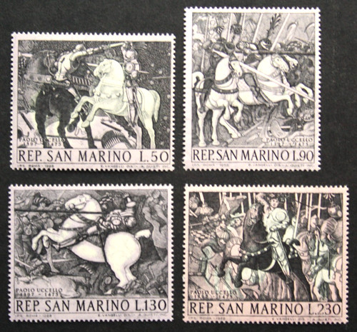 San marino 1968 914 917 - san, mi.914-917