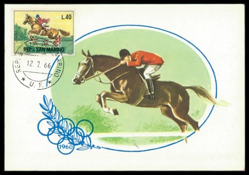 San marino 1966 equitazione - mk,